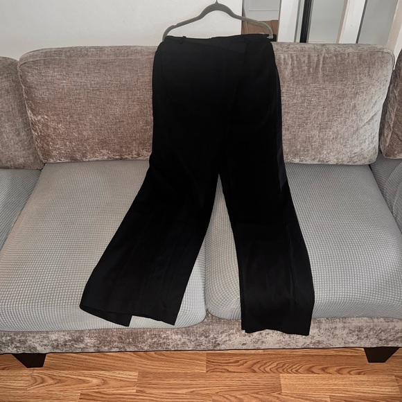 Commense Black Wide Leg Cape Pants - Picture 8 of 9